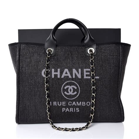 straw chanel deauville tote|chanel deauville bag.